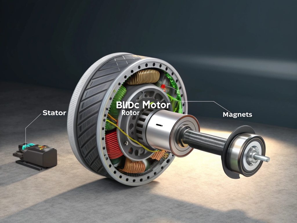 What is a BLDC motor on an electric scooter? How It Works & Why It ...