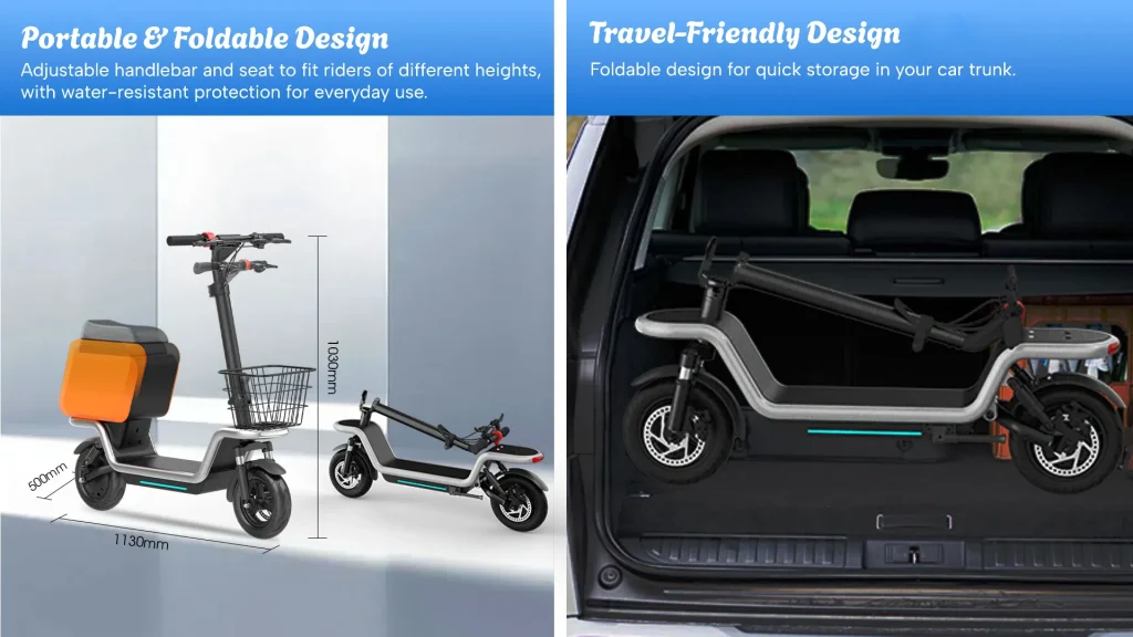 How to Ride an Electric Scooter with a Seat: Beginner Guide - Dynamic ...